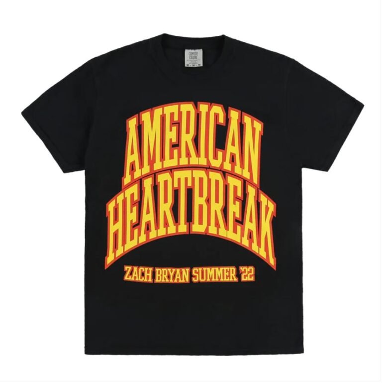Home 90 American Heartbreak Summer Tour Black T Shirt1 1