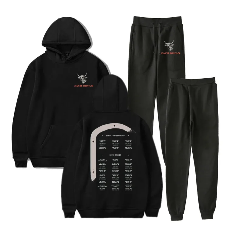 Zach Bryan Burn Burn Burn Tour Hoodie Jogger Pants Two Piece Set Sweatshirts Sweatpants Men Women.jpg