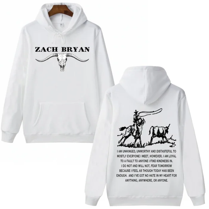 Zach Bryan Horse Cowboy Hoodie 1