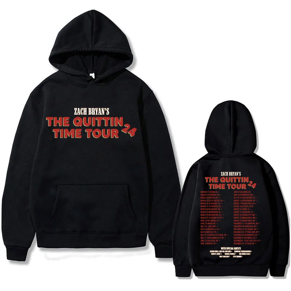 Zach Bryan The Quittin Time Tour Hoodie Men Women Fashion Vintage1